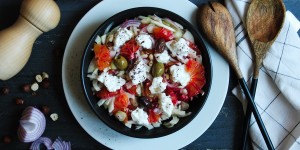 Beitragsbild des Blogbeitrags Fenchel-Orangen-Salat mir Burrata