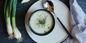 Beitragsbild des Blogbeitrags Spargel-Kokos-Suppe