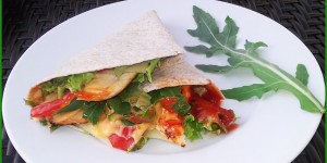 Beitragsbild des Blogbeitrags Wrap mit Hähnchen Rezept + Zubereitung mit Bilder