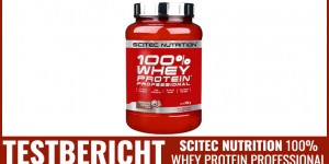 Beitragsbild des Blogbeitrags Testbericht – Scitec Nutrition 100% Whey Protein Professional 