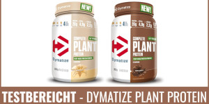 Beitragsbild des Blogbeitrags Dymatize Plant Protein – das vegane Proteinpulver im Test 