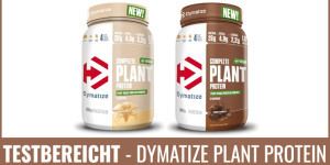 Beitragsbild des Blogbeitrags Dymatize Plant Protein – das vegane Proteinpulver im Test