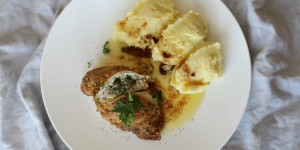 Beitragsbild des Blogbeitrags Hendlfilet mit Mozzarellafüllung