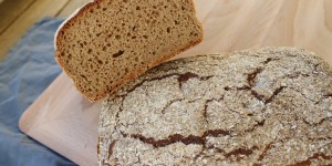 Beitragsbild des Blogbeitrags Roggenbrot mit Sauerteig 