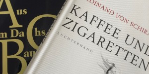 Beitragsbild des Blogbeitrags Rezension: „Kaffee und Zigaretten“ von Ferdinand von Schirach 