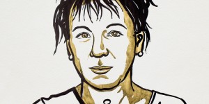 Beitragsbild des Blogbeitrags Olga Tokarczuk im Fokus: Projekt #Olgalesen nimmt Fahrt auf 