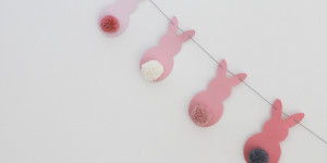 Beitragsbild des Blogbeitrags DIY Hasengirlande