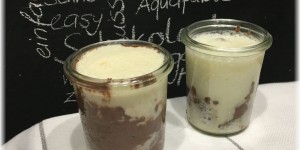 Beitragsbild des Blogbeitrags Schokolade zum Löffeln – Mousse au Chocolat: 2 Zutaten, vegan