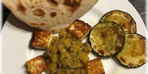 Beitragsbild des Blogbeitrags Paneer mit Mangochutney und Chapati