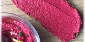 Beitragsbild des Blogbeitrags Rote Rüben – Hummus