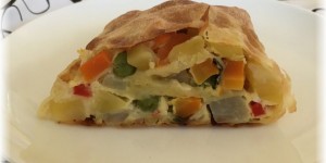 Beitragsbild des Blogbeitrags Typisch (Nieder-)Österreich – Gemüsestrudel