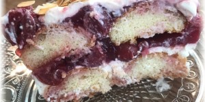 Beitragsbild des Blogbeitrags Schnell ein Dessert – Topfen-Kirsch Tiramisu