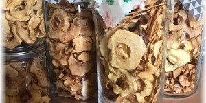 Beitragsbild des Blogbeitrags Herbstliche Küche – Apfelchips