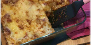 Beitragsbild des Blogbeitrags Kürbislasagne