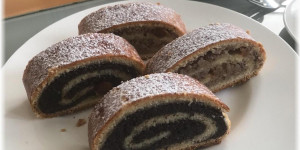 Beitragsbild des Blogbeitrags Nachgebacken: Nuss- und Mohnstrudel aus Beugerlteig