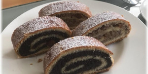 Beitragsbild des Blogbeitrags Nachgebacken: Nuss- und Mohnstrudel aus Beugerlteig 