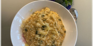 Beitragsbild des Blogbeitrags Brennessel-Risotto 