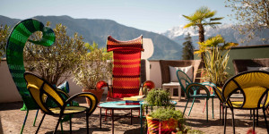 Beitragsbild des Blogbeitrags Hotel Muchele: Wein und Design in Südtirol