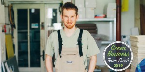 Beitragsbild des Blogbeitrags Green Business Interview mit David Witzeneder – Wurmkiste
