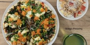 Beitragsbild des Blogbeitrags Tag 2 des 365-Tage-OMAD-Projektes: Gemüsepizza und Haferbrei