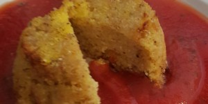 Beitragsbild des Blogbeitrags Polenta- Nusslaibchen 
