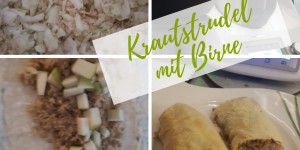 Beitragsbild des Blogbeitrags Krautstrudel mit Birne 