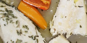 Beitragsbild des Blogbeitrags Fisch gebraten auf der Stoneware