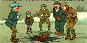 Beitragsbild des Blogbeitrags Nostalgische Weihnachtskarten