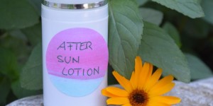 Beitragsbild des Blogbeitrags DIY After-Sun-Lotion