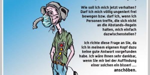 Beitragsbild des Blogbeitrags Cartoon Corona