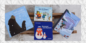 Beitragsbild des Blogbeitrags KinderWinterBücher