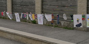 Beitragsbild des Blogbeitrags Sockengirlande zum 25. Geburtstag
