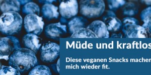 Beitragsbild des Blogbeitrags Snacks die mich fit machen