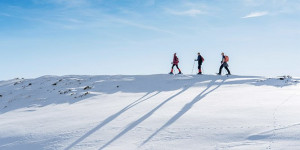 Beitragsbild des Blogbeitrags Schneeschuhwandern lernen: Die 3 beste Arten 