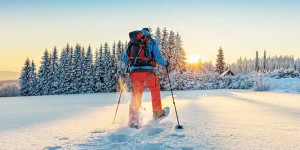 Beitragsbild des Blogbeitrags 5 Gründe fürs Schneeschuhwandern