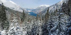 Beitragsbild des Blogbeitrags 4 Gründe fürs Schneeschuhwandern am Achensee
