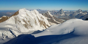 Beitragsbild des Blogbeitrags Einfache Hochtouren: 4.000er in den Alpen