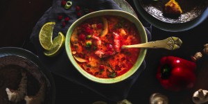 Beitragsbild des Blogbeitrags No-Fuss Tom Kha Gai Soup