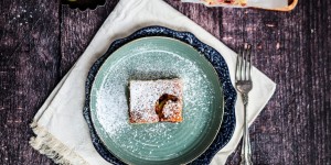 Beitragsbild des Blogbeitrags Autumnly Plum Sheet Cake