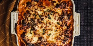 Beitragsbild des Blogbeitrags Kohlrabi Lasagna with cheesy cream cheese layers