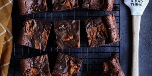 Beitragsbild des Blogbeitrags Pumpkin Swirl Brownies 