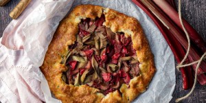 Beitragsbild des Blogbeitrags Strawberry-Rhubarb Galette 