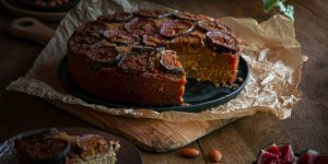 Beitragsbild des Blogbeitrags Gluten Free Caramelized Fig Upside Down Cake 