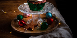 Beitragsbild des Blogbeitrags Rudolph Reindeer Gingerbread Cupcakes 