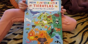 Beitragsbild des Blogbeitrags Mein kunterbunter Tieratlas 