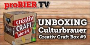 Beitragsbild des Blogbeitrags proBIER.TV – UNBOXING Craft Box#9 der Culturbrauer | Craft Beer Review