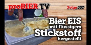 Beitragsbild des Blogbeitrags Flüssiger Stickstoff macht Biereis – Browar Profesja!