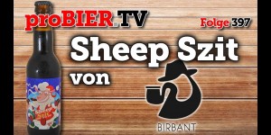 Beitragsbild des Blogbeitrags Stout mit Schaafschei**e geräuchert – Sheep Szit von Browar Birbant 