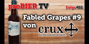 Beitragsbild des Blogbeitrags Fabled Grapes #9 von Crux | proBIER.TV – Craft Beer Review #402 [4K] 