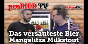 Beitragsbild des Blogbeitrags Mangalitza Milkstout von Brauküche35 | proBIER.TV – Craft Beer Review #476 [4K] 